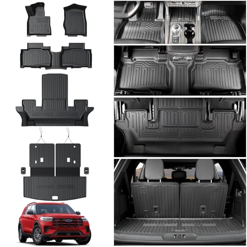 HOUCLEMIC All Weather TPE Waterproof Floor Mats