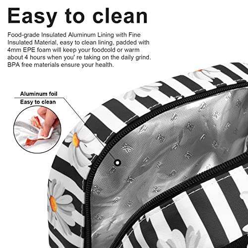 image for BALORAY Lunch Bag for Women Men Insulated Lunch Box for Adult Reusable