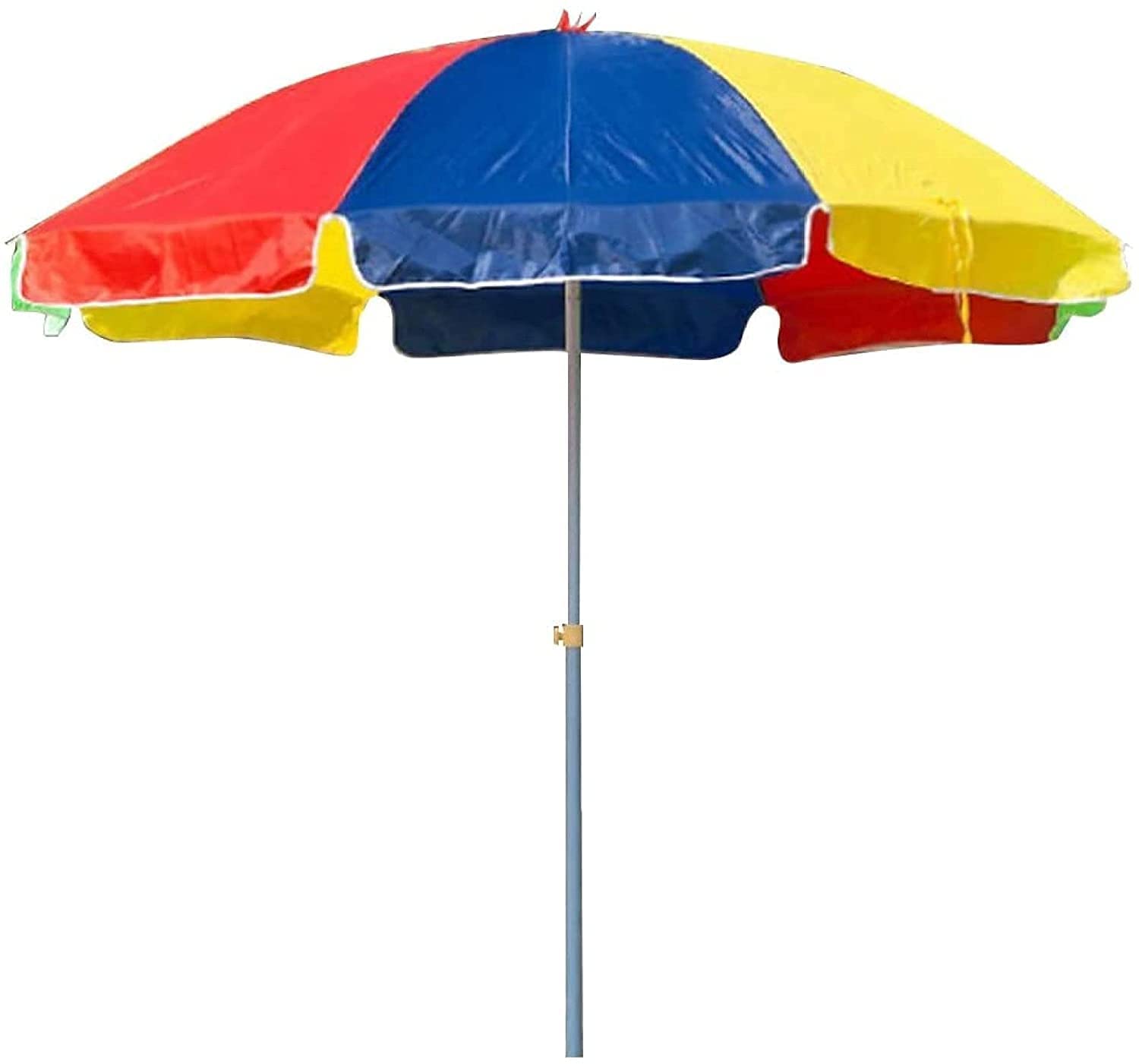 Tonpop Sombrillas de Patio Toldo Octogonal para Exteriores en Poliéster Acero Parasol Protección UV Impermeable para Playa/Piscina/Patio Refugio Carpa Sombrilla de Playa (Multicolor 240cm)