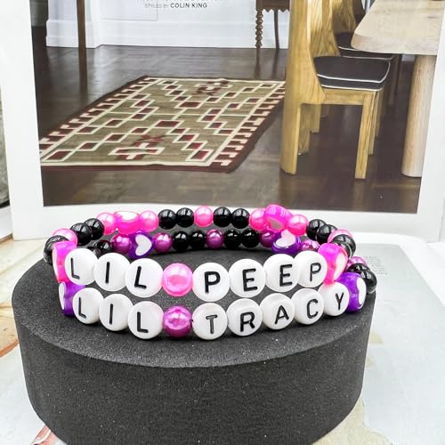 Eras Music Bracelets for Women Cute Preppy Pink Purple Heart Beads Bracelets Inspired Friendship Bracelets Set s Fashion Jewelry Gifts2