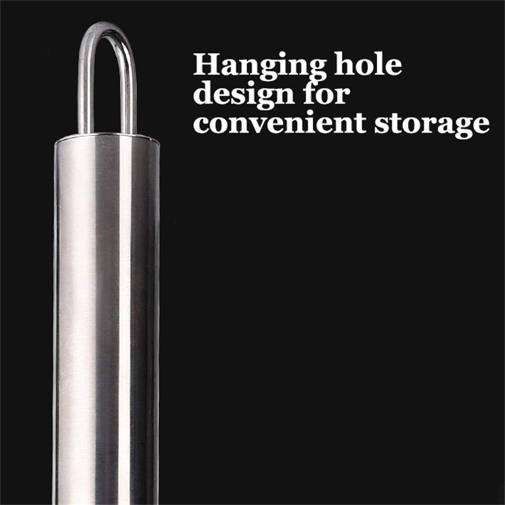 ZHANGXIAO Varillas De Batir, Acero Inoxidable Manual Bombeo De Huevos Remover Huevo Crema Casa Horneando (tamaño : 58cm)