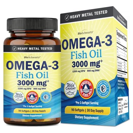 Fish Oil Omega 3 EPA & DHA 2250 mg - Burpless Lemon Flavor Triple Strength Supplement - Immune & Heart Support Fatty Acids Pills - Promotes Immunity, Joint, Eyes, Brain & Skin Health - Non GMO 90 Ct