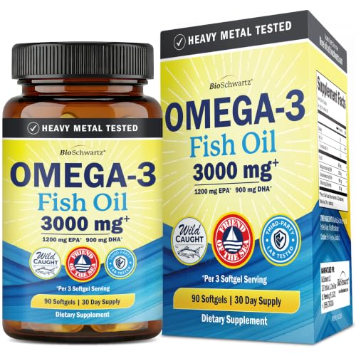 Why Your Mornings Don't Have to Hurt: Omega-3 for Joint Pain and Stiffness in Seniors That Actually Work 3 Triple Strength Omega 3 Fish Oil 3000mg for Women and Men, 90 Softgels