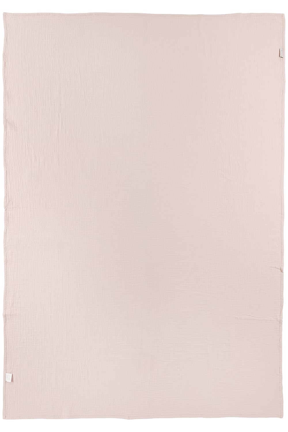 Meyco Home Uni Decke, pre-Washed Musselin (aus 100% vorgewaschener, hydrophiler Baumwolle, absorbiert Feuchtigkeit, atmungsaktives und weiches Material, Größe: 140 x 200 cm), Soft Pink