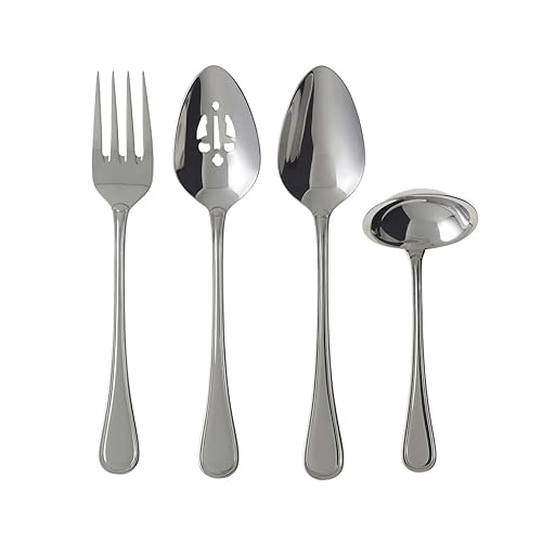 Miniatura 1 de Villeroy & Boch Neufaden Merlemont Collection - Juego de 4 piezas, acero inoxidable 18/10, apto para lavavajillas