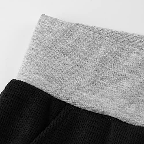 Casual damesbroek met brede pijpen, elastische tekenketting, joggingbroek, taillebroek, label S, damesbroek - Afbeelding 7