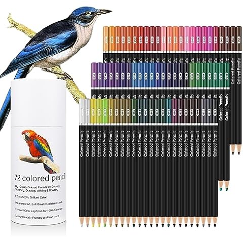 SEANTUA 72 Coloured Pencils Set for Adults Cover