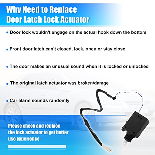 Image of X AUTOHAUX Rear Door Lock Actuator Motor for Mercedes-Benz G 500 2002-2008 A0048202542