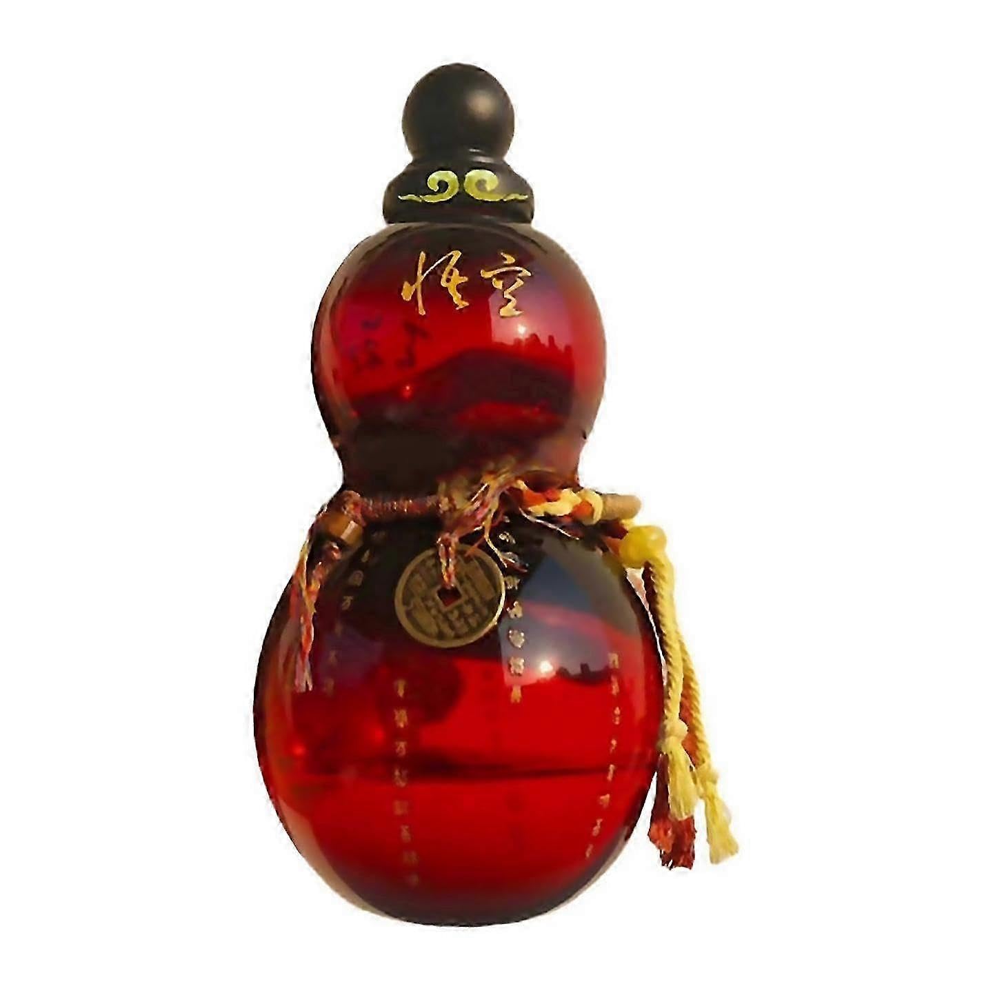 JOYHAPPST 2024 Gourd Water Bottle 28 Oz Tritan Leak Proof With Strap Waist Rope Brush Charm Diy Sticker
