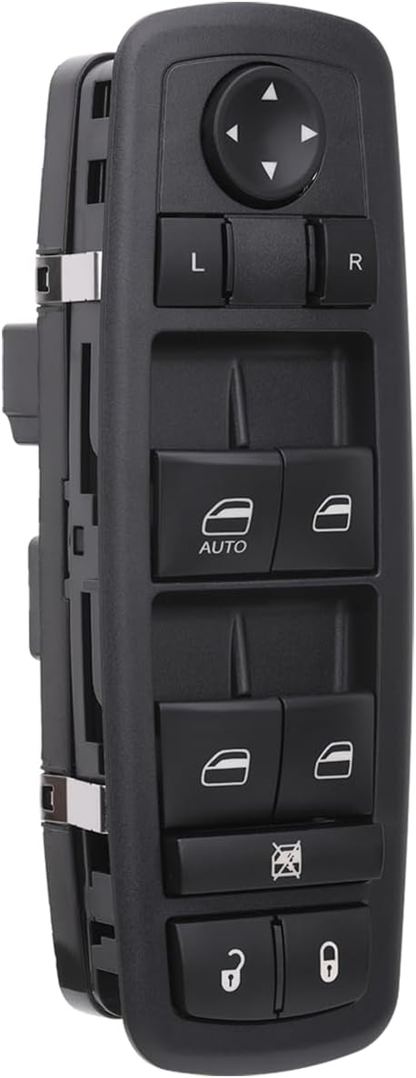 Master Power Window Control Switch Compatible with Dodge Journey 2009-2016,08-10 Dodge Grand Caravan, 07-11 Nitro, 08-12 Jeep Liberty Replacement OEM 4602632Ag 68084001Ab Green Light 8+13 Pins