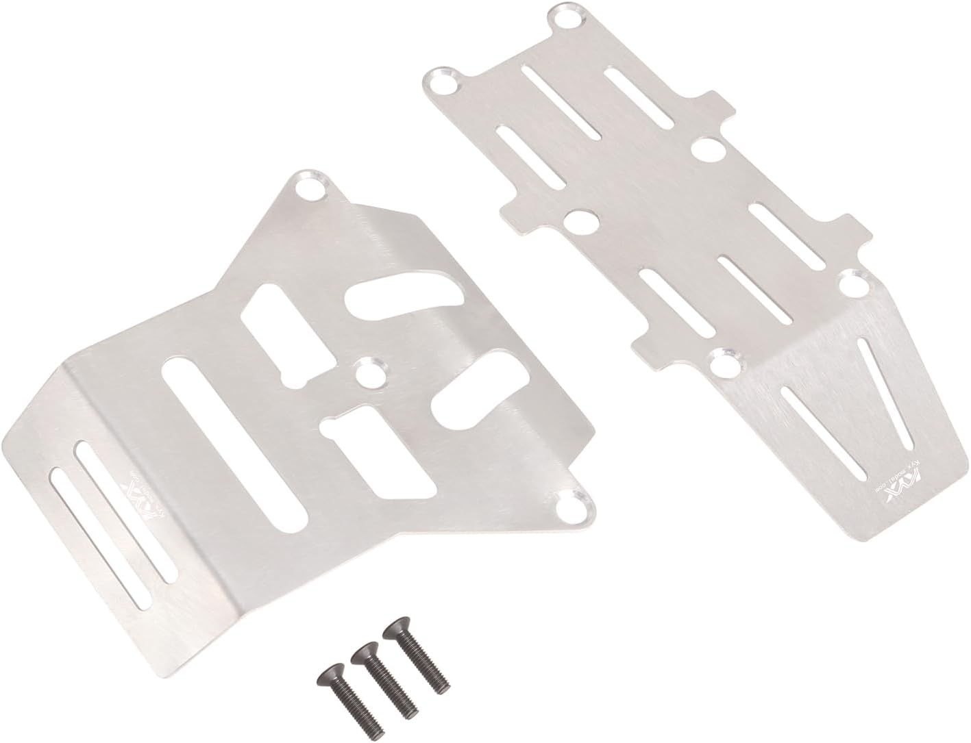 KYX Racing Stainless Steel Skid Plate Guard Chassis Guard Upgrades Parts Accessories for 1/10 Rc Crawler Tamiya Hornet-EVO