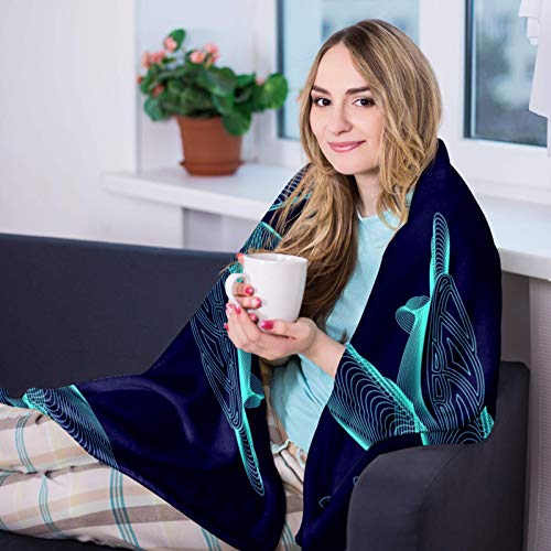 Couverture tortue douce grand plaid chaud de lit 150x100 cm - 8