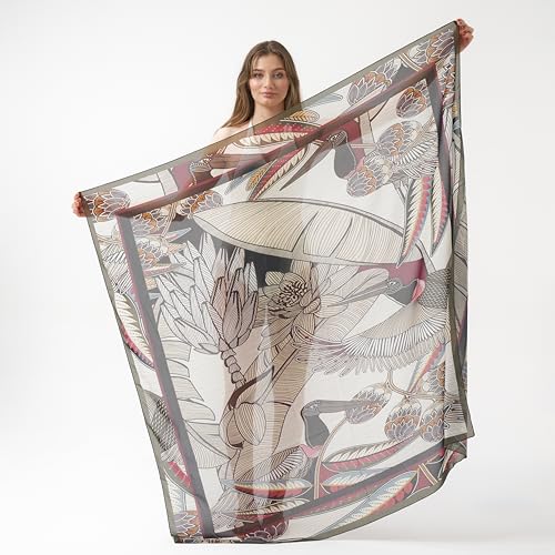 Women's Beach Cover Up, Sarong Wrap, Full-Length Pareo for Swimsuit Cover Ups2