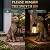 Fashionoda Garden Statue Dog Figurine Decor – Outdoor Decoration with Solar Lantern for Garden Yard Lawn Home Decor Outside : Fathers Day Memorial Gifts