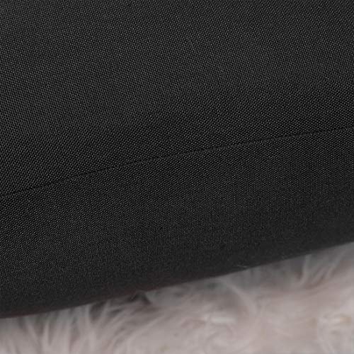 Uxcell Black Farmhouse Lumbar Throw Pillow Covers Set Decorative Rectangle Cushion Covers Pillowcases For Sofa Bedroom Car Chair 12X20 Inch 30X50 Cm #TOP5