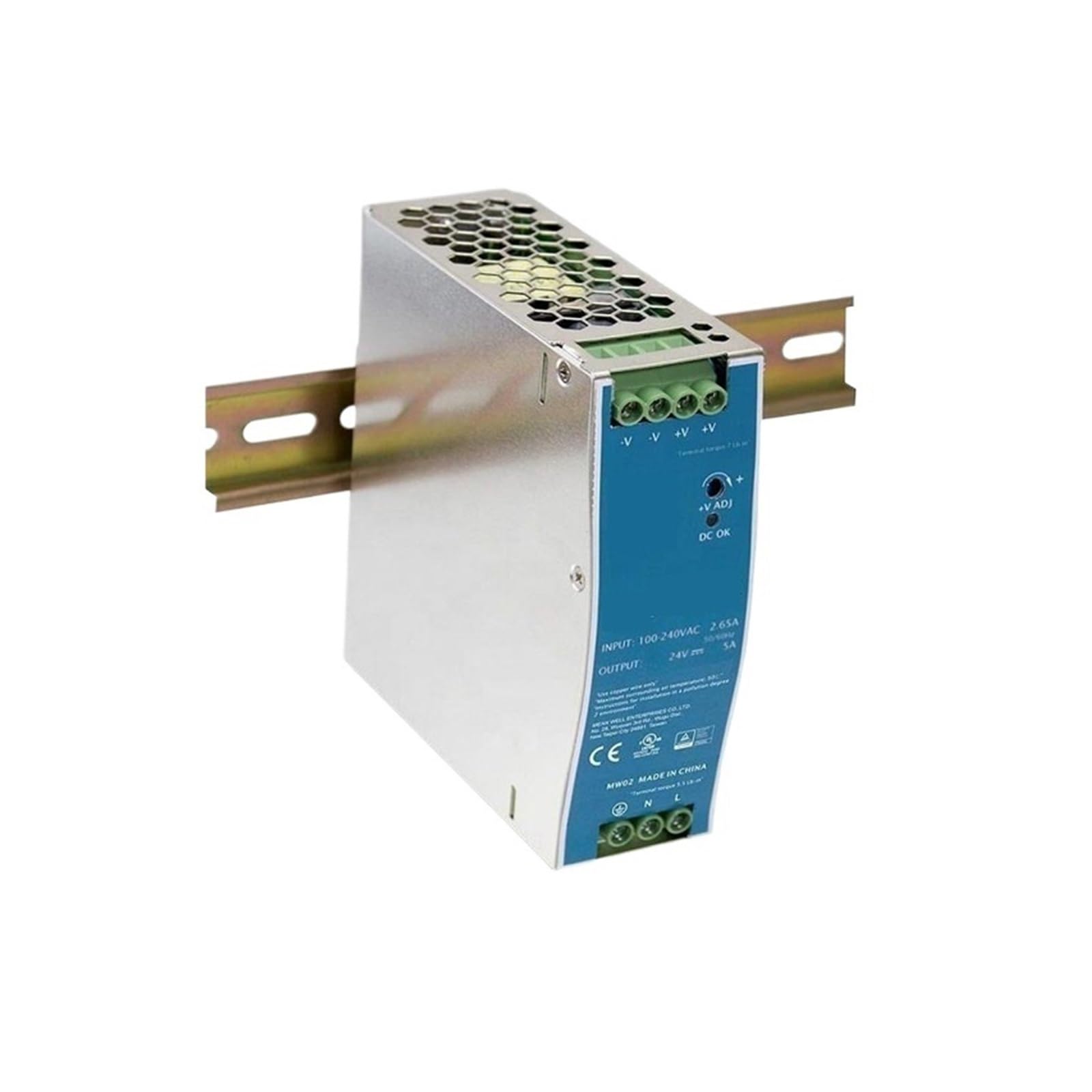 NVSFZGIYG Regulated Switching Transformer NDR24V/12V/48VDC Rail 75/120/240/480 Power Supply DRP/DR/EDR(NDR-480-48(48V10A))