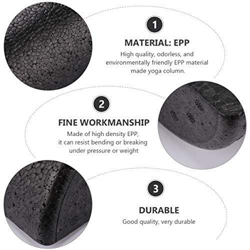 2 rolos musculares de espuma de alta densidade da Besportble, rolo de massagem semiesportivo, dispos