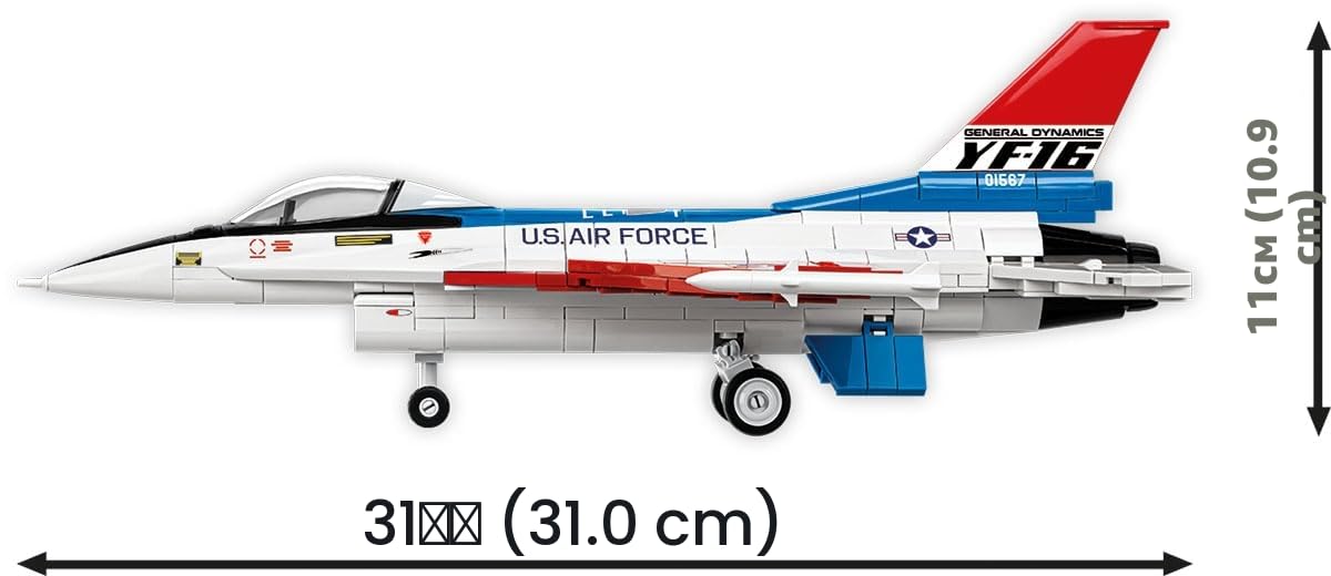 COBI F-16® (YF-16) First Flight Edition 1974 Scale 1:48 375/1f, Grau