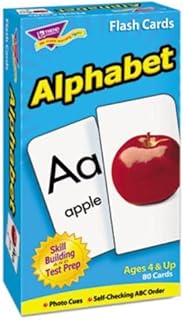 8 Pack TREND ENTERPRISES INC. FLASH CARDS ALPHABET 80/BOX