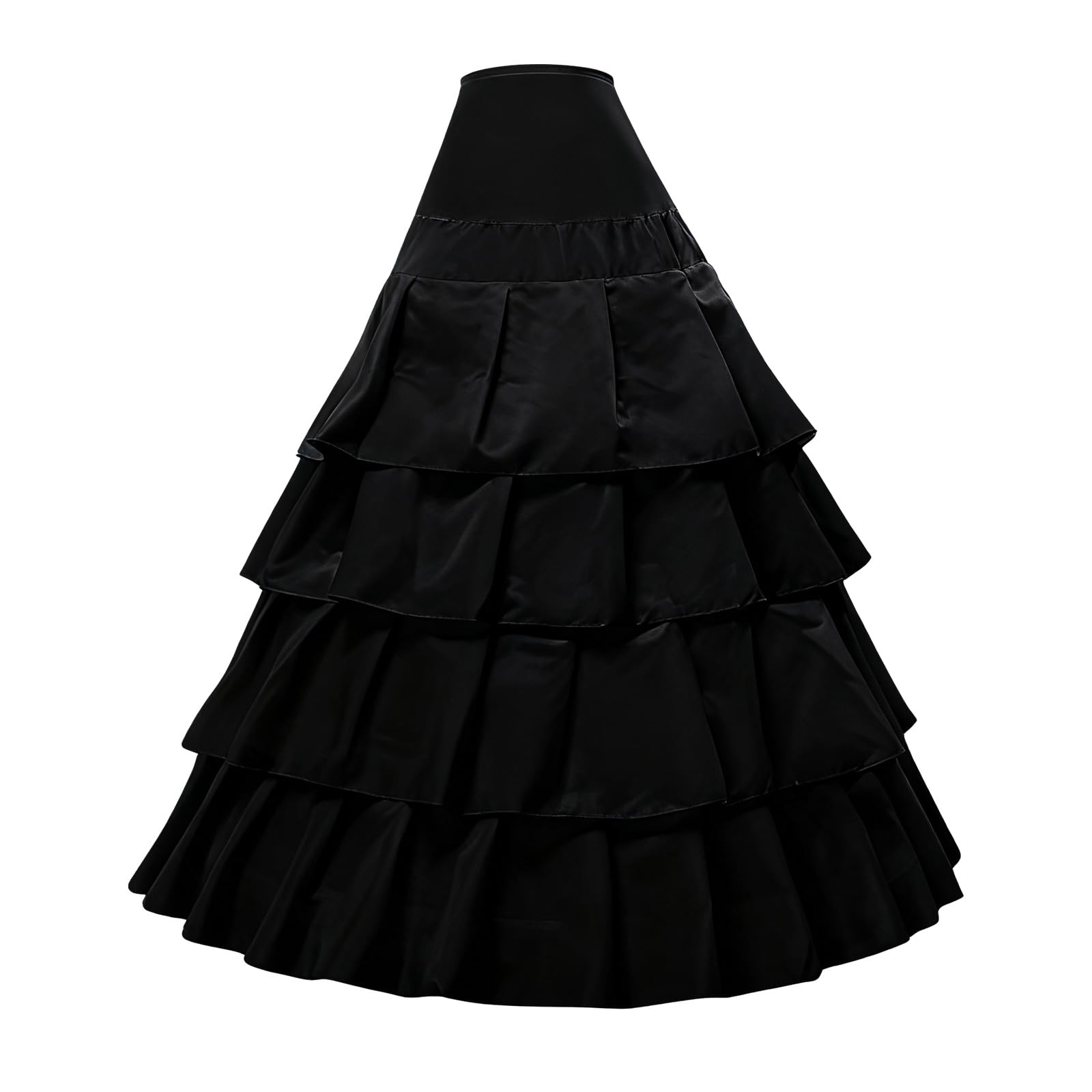 Cache-maillot pour femme Crinoline Blanc/noir Cosplay Pannier pour robes de demoiselles d'honneur Robes de Soirée Polyvalent