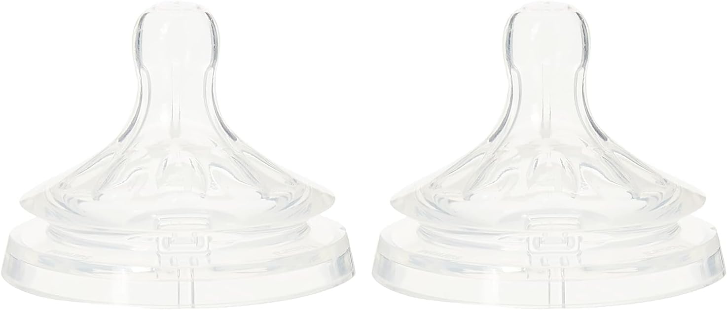 Philips Avent Natural Response 3.0 Bottle Teat- 2 x Baby Bottle Flow 5 Teats for Newborn Babies, 6+ Months, BPA Free (Model SCY965/02)