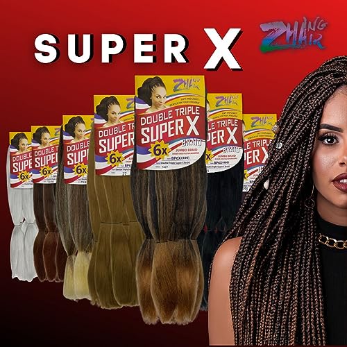 2 Jumbos Cabelos Para Tranças Box Braids Super X + KIT com 20 Anéis Reguláveis Acessórios Para Cabel