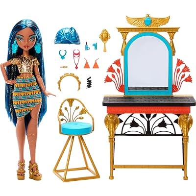 Monster High Self Scare Day Cleo De Nile Doll Play Set