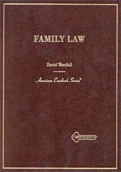 Hardcover Family Law (American Casebook Series) Book