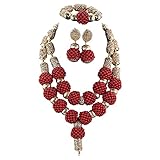 fashion african coral beads jewelry set for nigerian wedding handmade coral bridal jewellery dubai gold accessories (1)