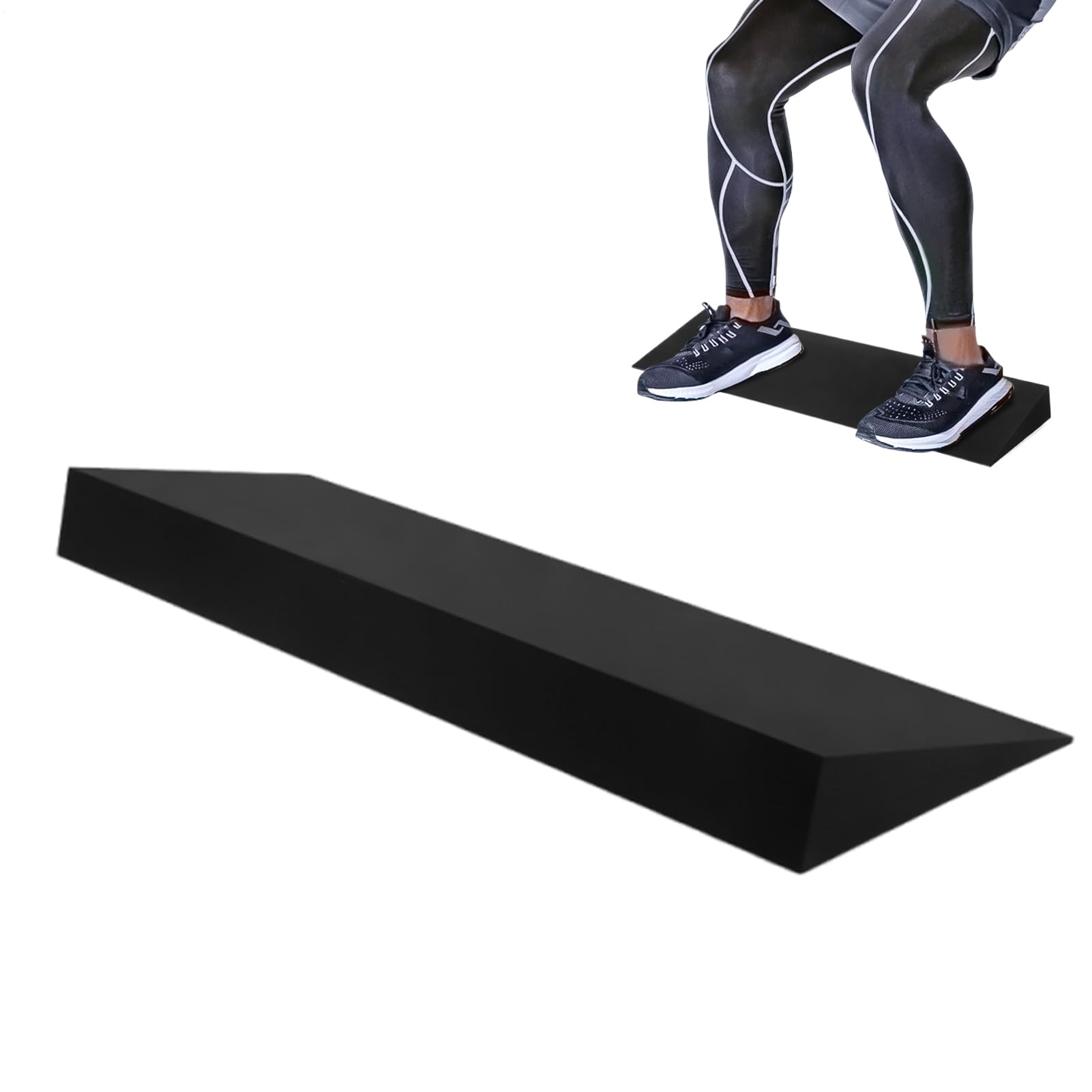 Squat Wedge, Kniebeugenblock, Hochbelastbare & Rutschfeste Squat Wedge, Wadenstrecke Mit Gewichtheber Squats Heel Wedgen, Fersenhöhle Slant Boards Squats Keil Für Wadendauer Fußbilanzübungen