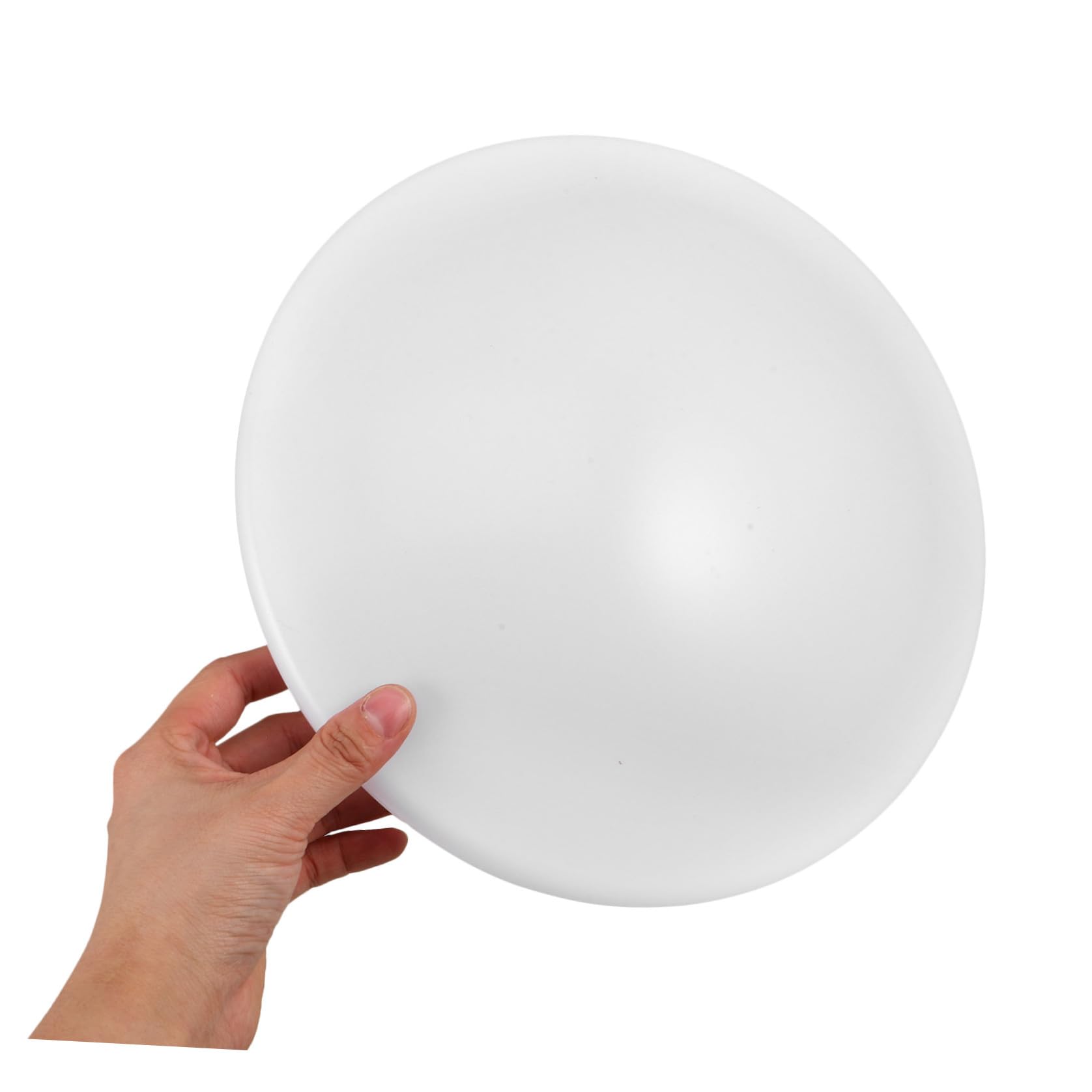 Alasum Copertura Luminosa per Ventilatore da Soffitto in Acrilico Bianco, Paralume a Forma di Fungo, Facile Installazione e Lunga Durata per Ambienti Domestici e Zona Pranzo