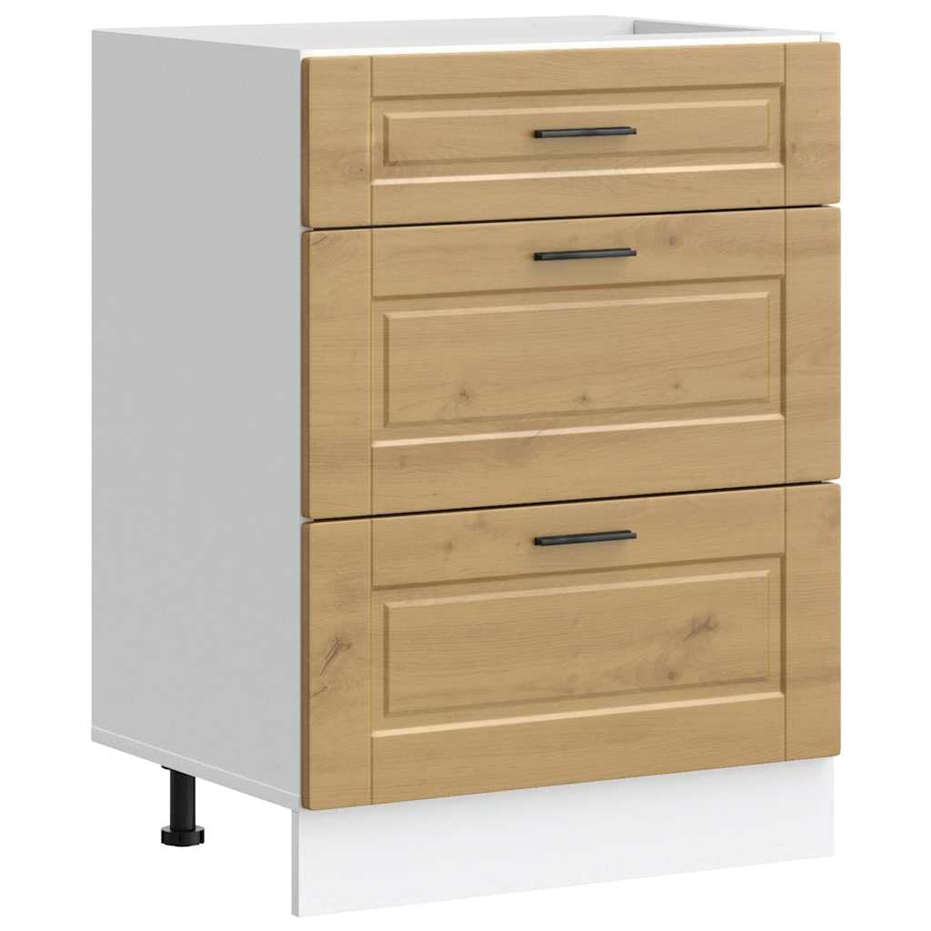 VIDAXL - Kitchen Base Cabinet - Porto - 81.5 x 60 x 46 cm