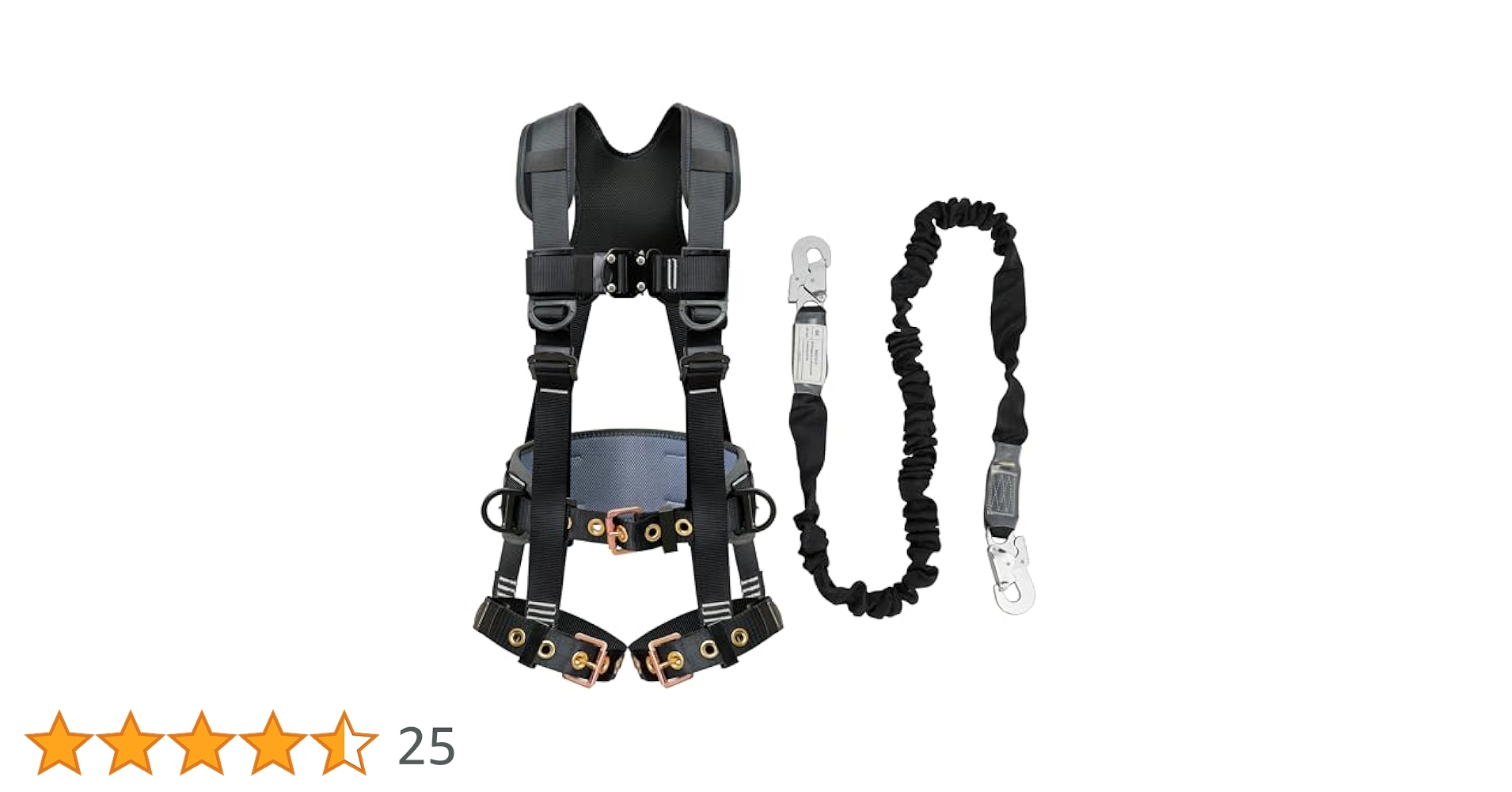 DIJJIG Fall Protection Safety Harnesses Full Body Roofing
