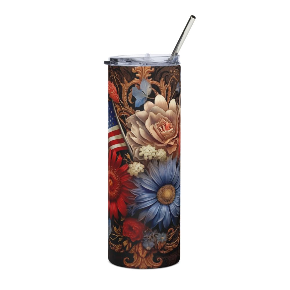 Gobelet isotherme 3D quilling USA flag : fini les boissons chaudes en été