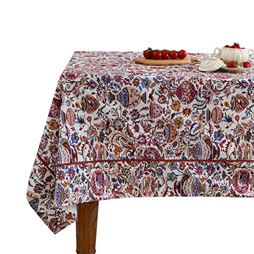 Nappe rétro américaine pour table basse et repas de famille chaleureux en intérieur HGCHH