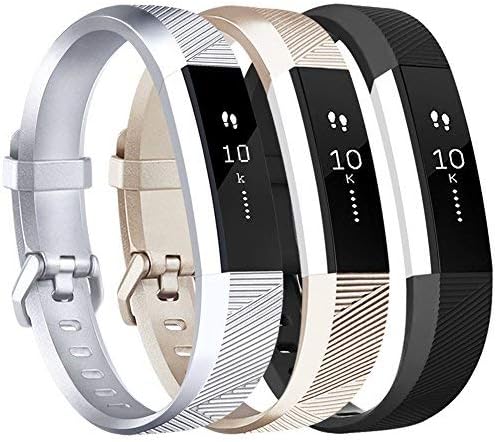 Vancle Bands Compatible with Fitbit Alta HR and Fitbit Alta, Newest Sport Wristbands with Secure Metal Buckle for Fitbit Alta HR/Fitbit Alta