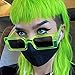 MANIC PANIC Electric Lizard Green Hair Dye – Classic High Voltage - Semi Permanent Bright Neon Green Hair Color With Lime Green Hues – Glows in Blacklight - Vegan, PPD And Ammonia Free (4oz)