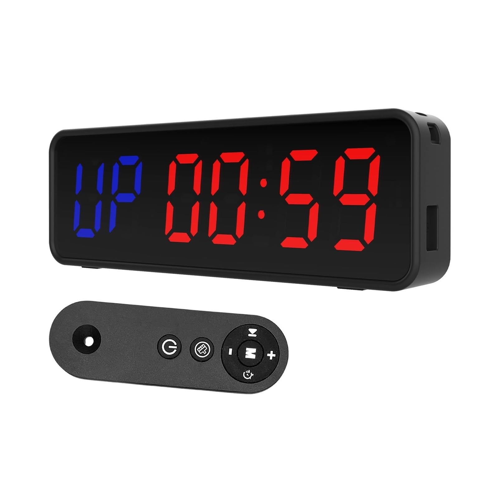 CVFRDD LED Countdown Clock, Portable Gym Timer Fitness With Recharable Battery Digital For Home Gara And Outdoor Sport