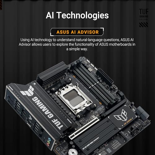 TUF GAMING B850M-PLUS WIFI7 AMD B850 Socket AM5 micro ATX ( TUF GAMING B850M-PLUS WIFI7 - Motherboard - micro ATX - Socket AM5 - AMD B850 Chipset - USB-C 3.2 Gen 2x2, USB 3.2 Gen 2, USB 3.2 - Scheda video - Immagine 1