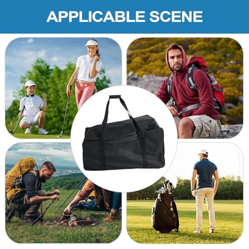 Sac de transport pour chariot de golf pliant noir housse - 4