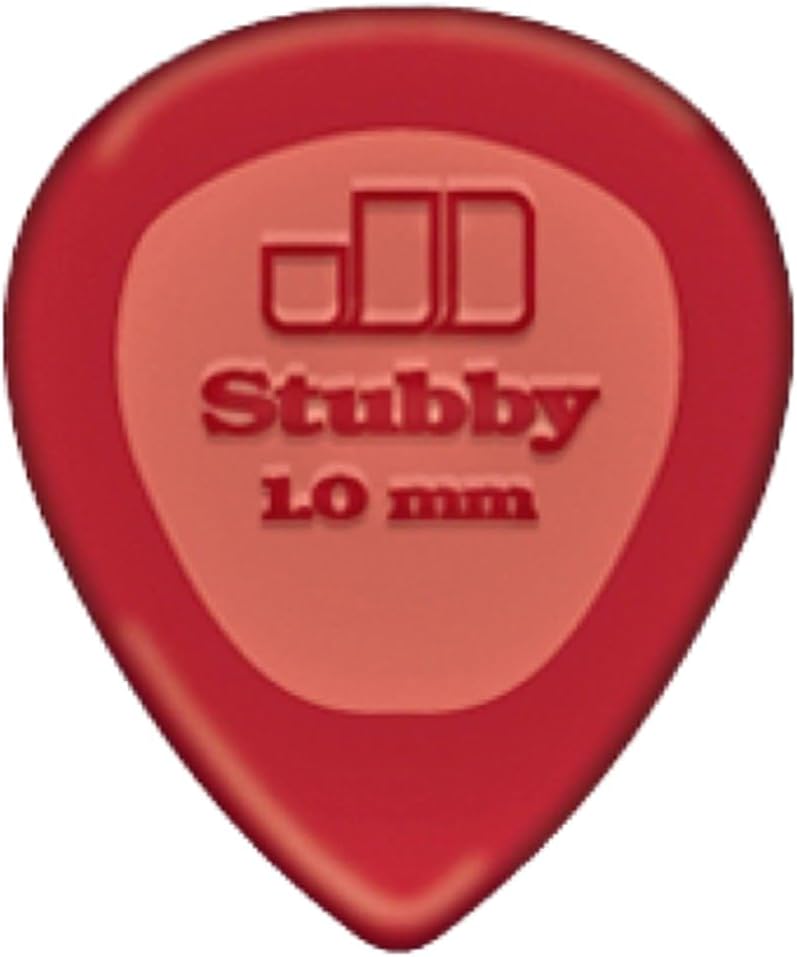 Dunlop 475R1.0 Big Stubby, Red, 1.0mm, 24/Bag