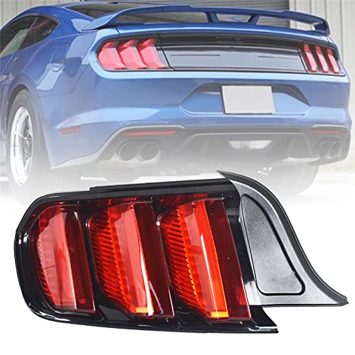 Wflnhb Left Side Tail Light Assembly Replacement For Ford Mustang 2015 2016 2017 Driver Side Rear Tail Light Lamp Fr3Z13405A Fo2800238 #TOP1