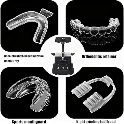 Dental Vakuumformmaschine, 1200W Thermoformausrüstung für Kieferorthopädie und Laborgebrauch