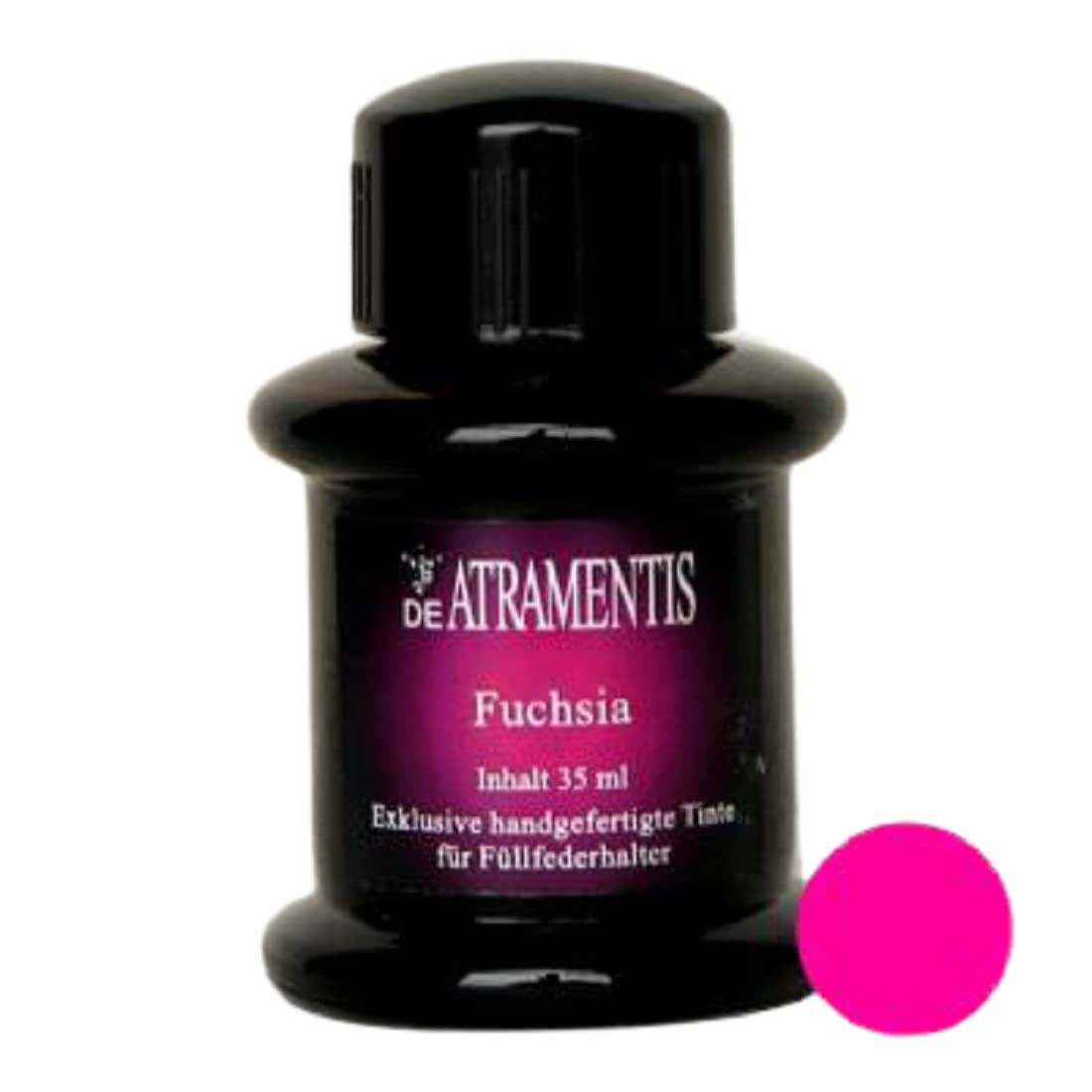 Fuchsia Premium Fountain Pen Bottled Ink by De Atramentis