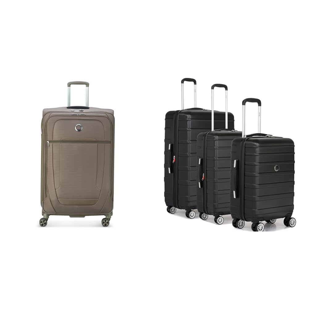 delsey paris Helium DLX 2.0 83 cms Check-in Soft-Sided 8 Wheels Spinner and Expandable + Margot Trolley Bags Set of 3 Cabin, Medium & Large Luggage Premium Hardside Polycarbonate Suitcase 8-picture-23