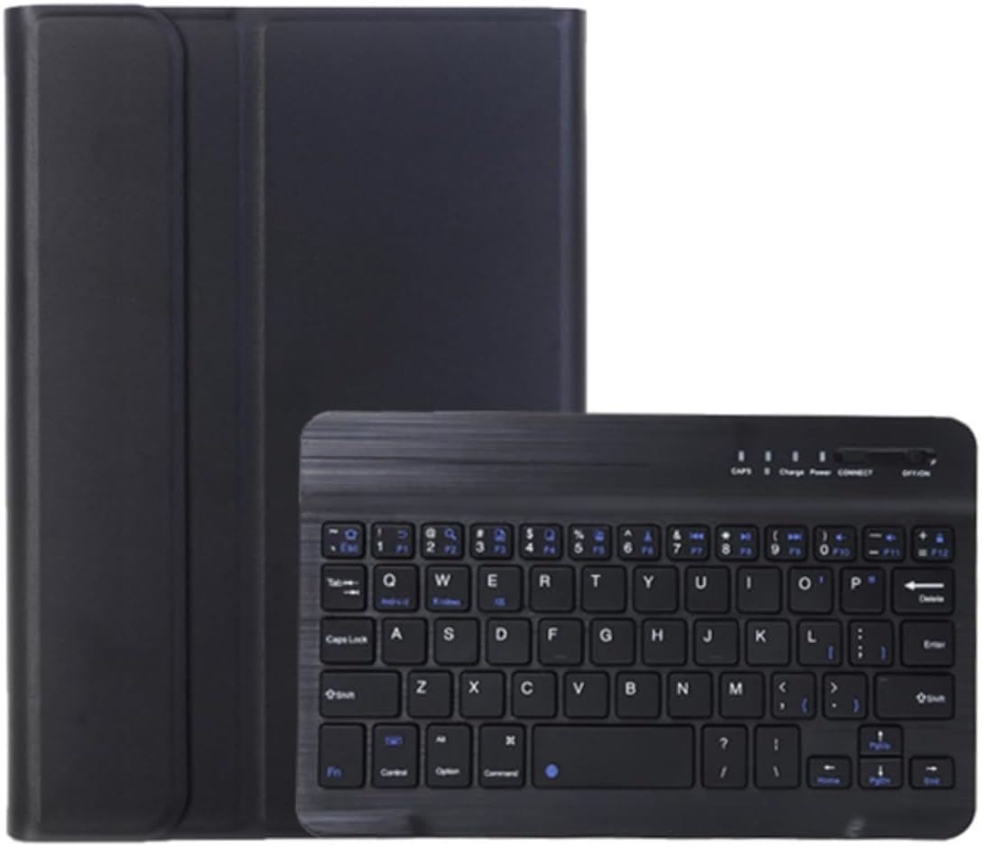 iPad Keyboard Case for iPad mini 2 3 4 5 with Detachable Keyboard and Pen Holder, Slim Smart Auto Sleep/Wake Cover Case (Black)
