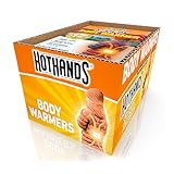 HotHands 12 Hour Adhesive Body Warmers - Bulk Value Pack of Air Activated Warmers - 20 Individual Warmers - Up to 240 Hours of Consistent Heat - On The Go Warmth for Cold Weather Activities