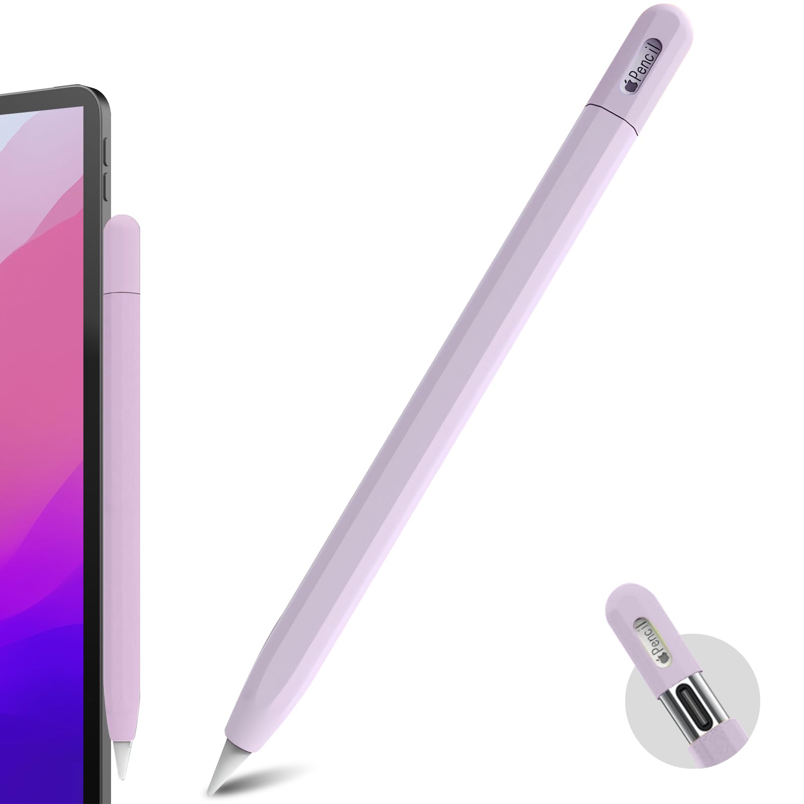 Amazon | BEAUDOM 超薄型 Apple Pencil（USB-C）シリコン保護ケース 