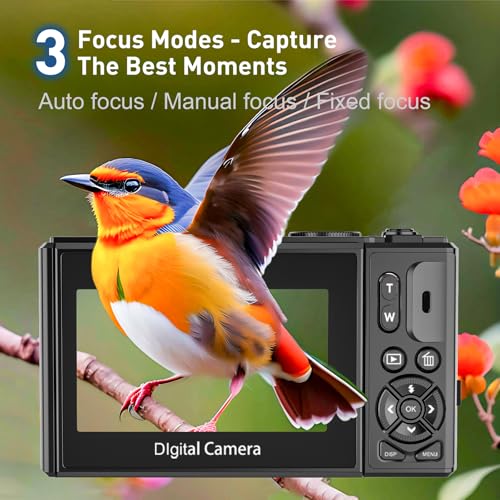 Hiacinto DC200 Digital Camera, Wifi Autofocus 64Mp 4K Vlogging Camera thumb #5