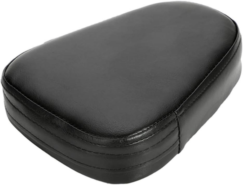 OSAN Universal Motorcycle Synthetic Leather Rear Sissy Bar Backrest Cushion Pad - Black